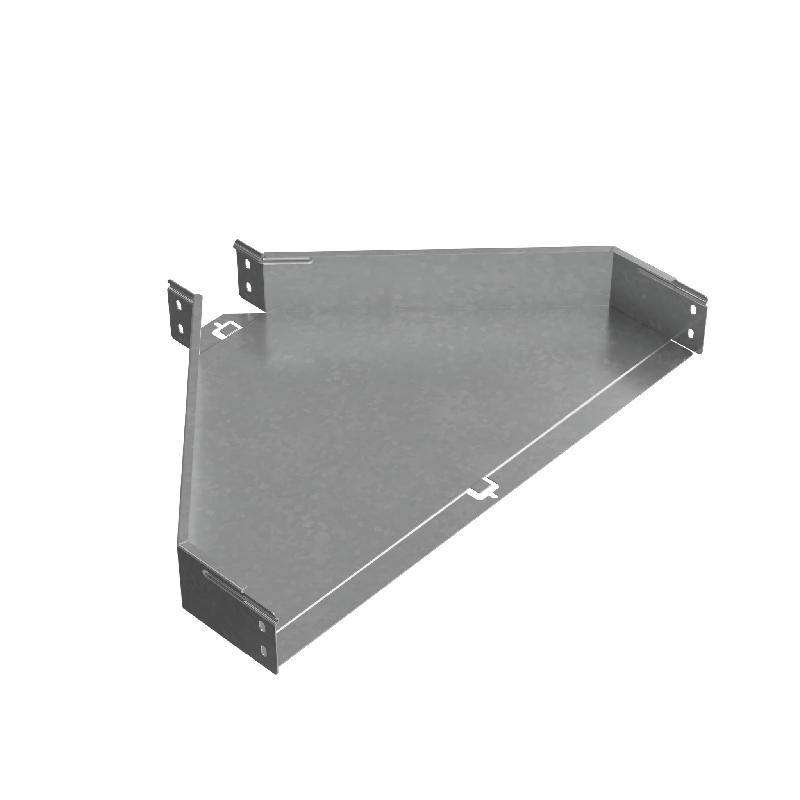 Переходник для лотка центральный 80х100-600 сталь 1мм "ПЛЮС" PDplus80-100-600-C HD КМ PL1717