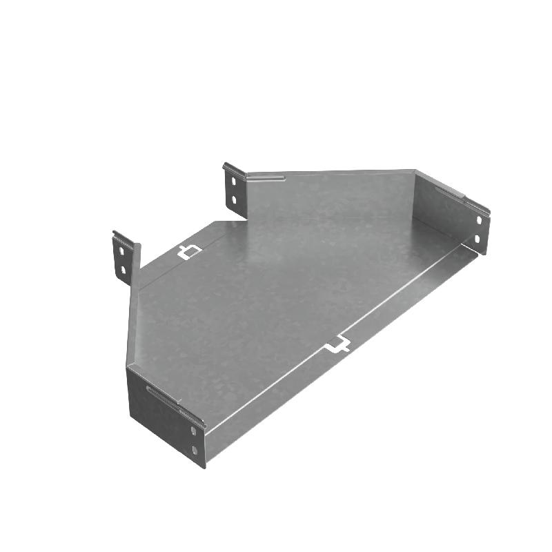 Переходник для лотка центральный 80х200-500 сталь 1мм "ПЛЮС" PDplus80-200-500-C КМ PL0798