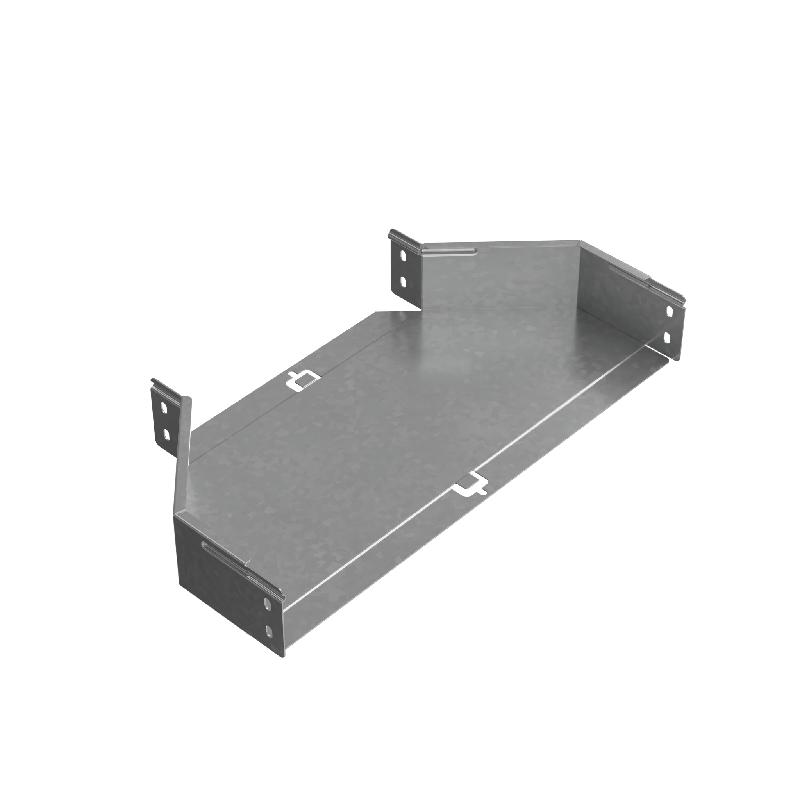 Переходник для лотка центральный 80х300-500 сталь 1мм "ПЛЮС" PDplus80-300-500-C КМ PL0801