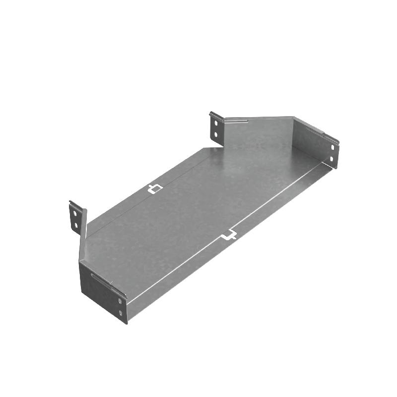 Переходник для лотка центральный 80х400-600 сталь 1мм "ПЛЮС" PDplus80-400-600-C HD КМ PL1731