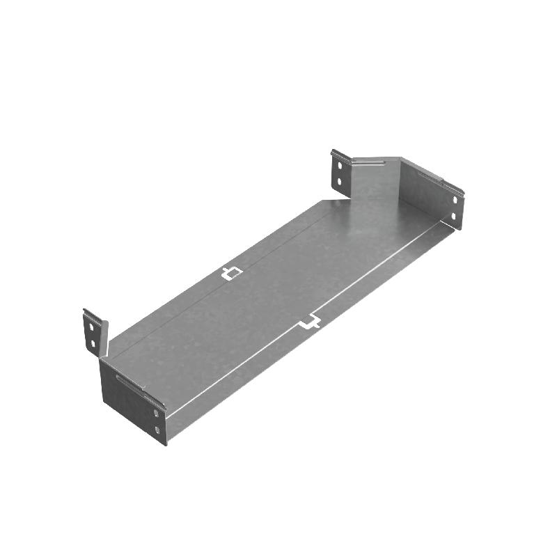 Переходник для лотка центральный 80х500-600 сталь 1мм "ПЛЮС" PDplus80-500-600-C HD КМ PL1732