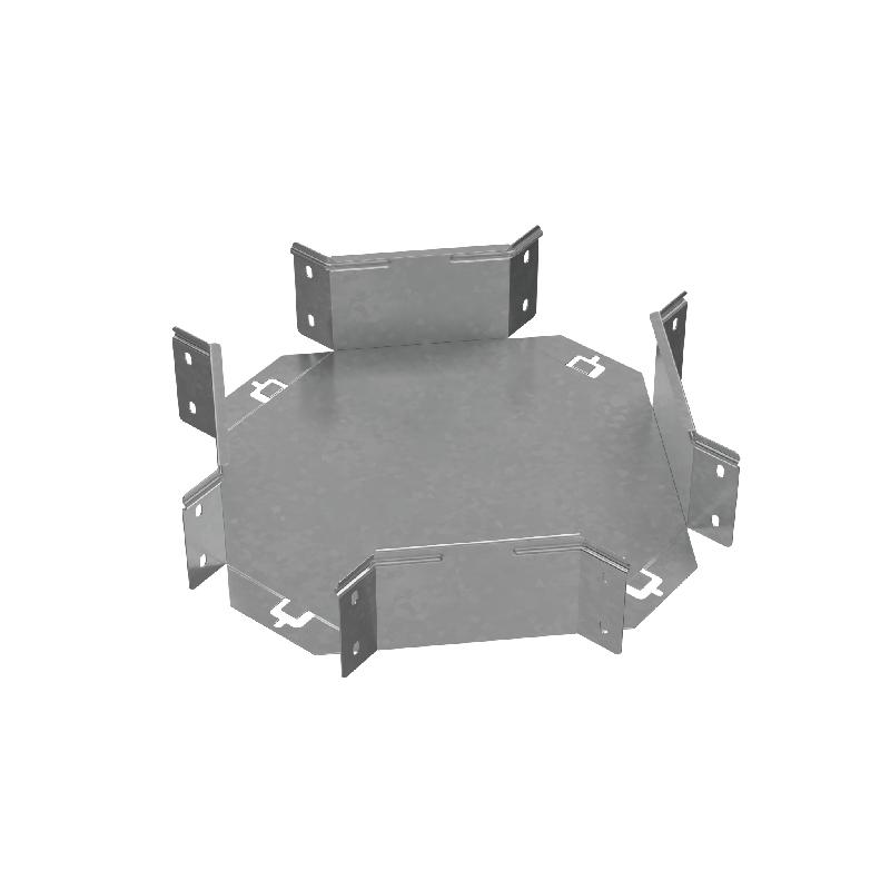 Ответвитель для лотка Х-образ. 150х100 сталь 1мм "ПЛЮС" XDplus100-150 HD КМ PL1544