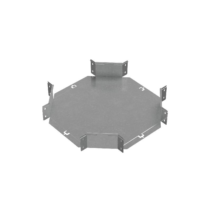 Ответвитель для лотка Х-образ. 300х100 сталь 1мм "ПЛЮС" XDplus100-300 HD КМ PL1546