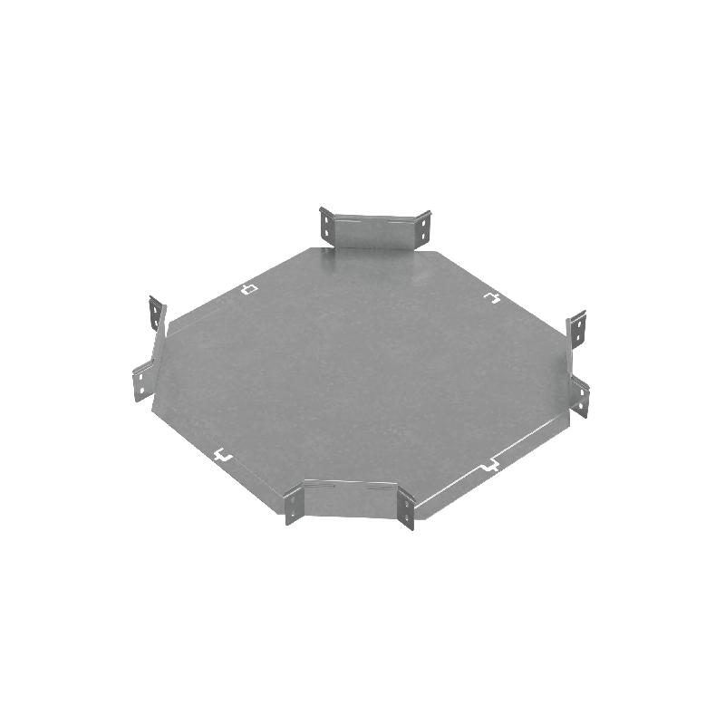 Ответвитель для лотка Х-образ. 400х80 сталь 1мм "ПЛЮС" XDplus80-400 HD КМ PL1540