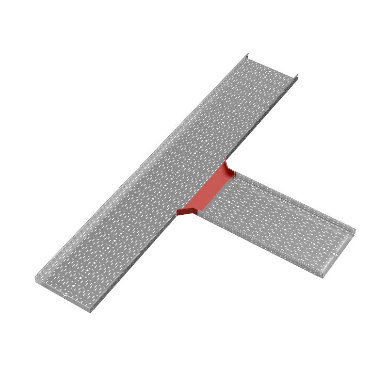 Ответвитель для лотка Т-образ. 600х80 сталь 1мм "ПЛЮС" TUplus80-600 КМ PL0593