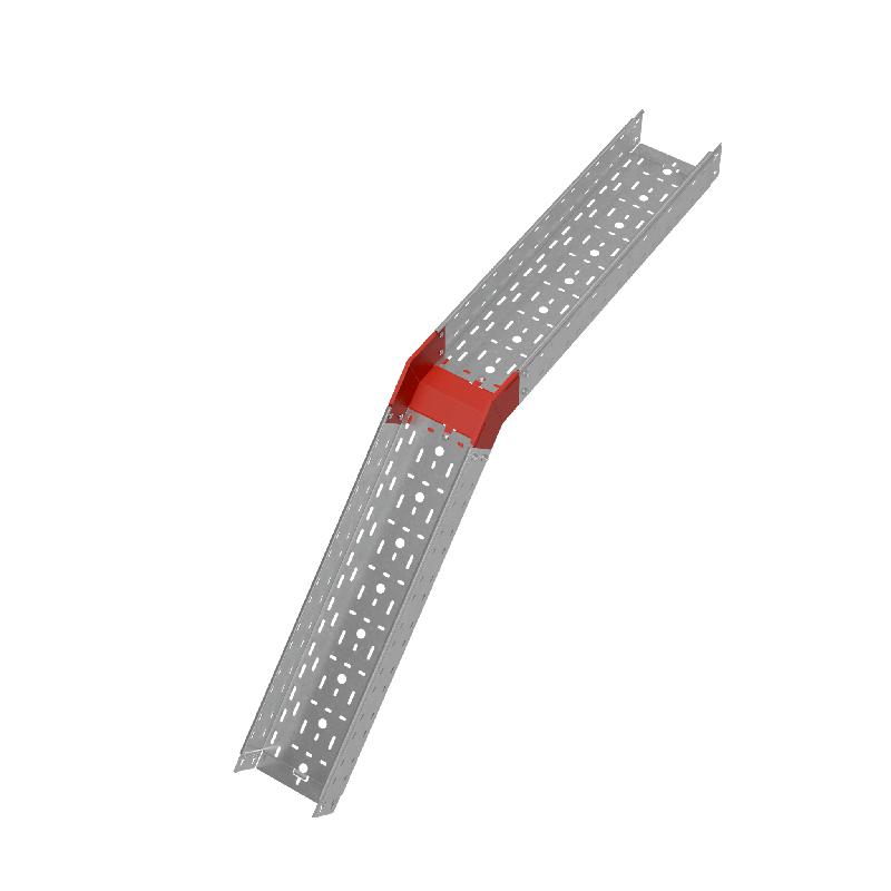 Угол для лотка вертикальный внешний 45град. 200х100 сталь 1мм "ПЛЮС" VLplus45-100-200 КМ PL0552