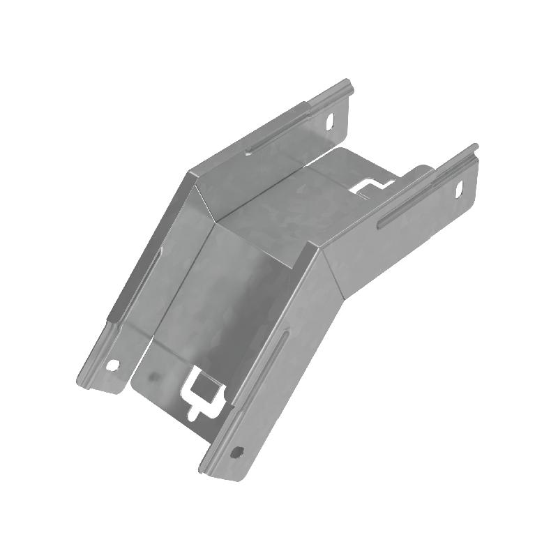 Угол для лотка вертикальный внешний 45град. 100х50 сталь 0.8мм "ПЛЮС" VLplus45-50-100 КМ PL0536