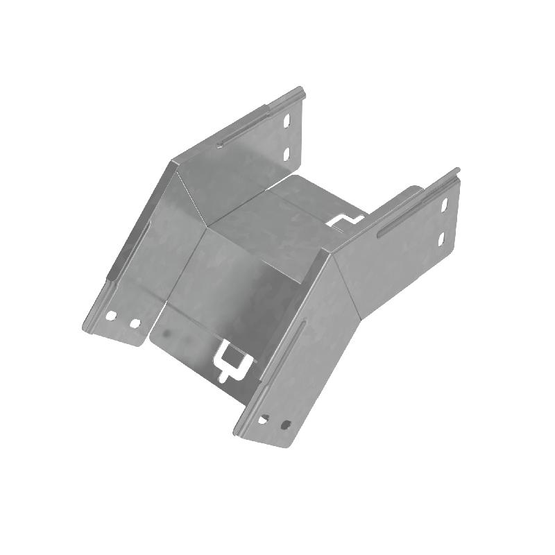 Угол для лотка вертикальный внешний 45град. 150х80 сталь 1мм "ПЛЮС" VLplus45-80-150 HD КМ PL1471