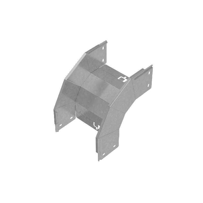 Угол для лотка вертикальный внешний 90град. 200х100 сталь 1мм "ПЛЮС" VLplus90-100-200 КМ PL0530