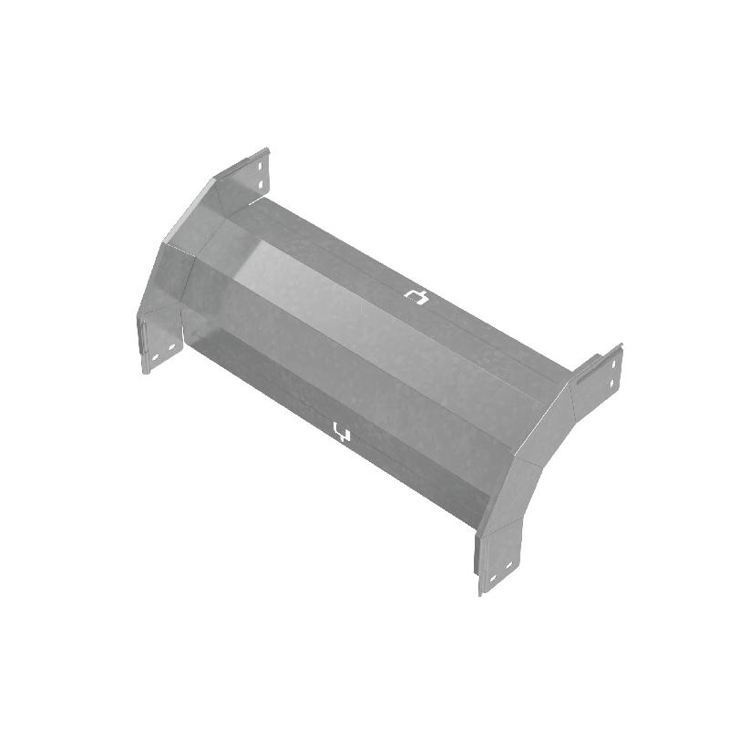 Угол для лотка вертикальный внешний 90град. 600х80 сталь 1мм "ПЛЮС" VLplus90-80-600 КМ PL0527