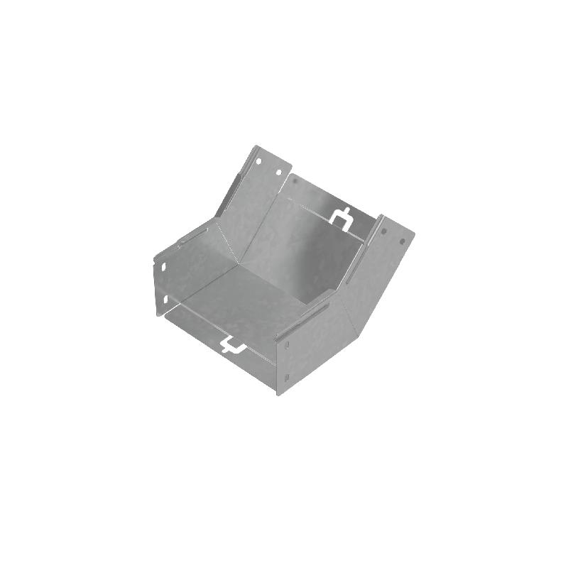 Угол для лотка вертикальный внутренний 45град. 200х100 сталь 1мм "ПЛЮС" NLplus45-100-200 КМ PL0508