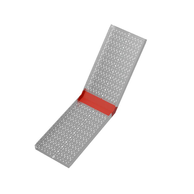 Угол для лотка вертикальный внутренний 45град. 600х100 сталь 1мм "ПЛЮС" NLplus45-100-600 HD КМ PL1439