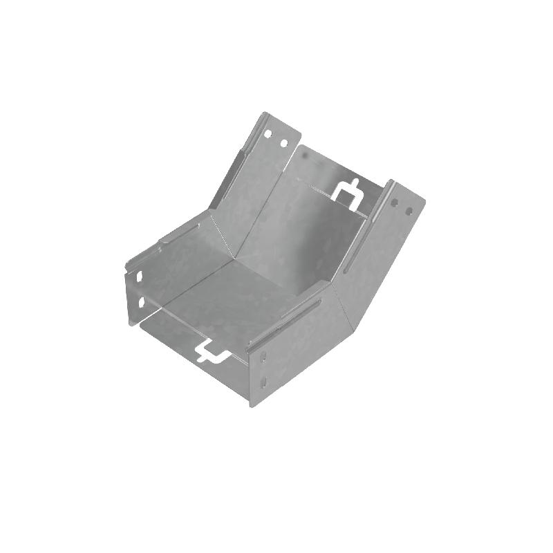 Угол для лотка вертикальный внутренний 45град. 150х80 сталь 1мм "ПЛЮС" NLplus45-80-150 HD КМ PL1427