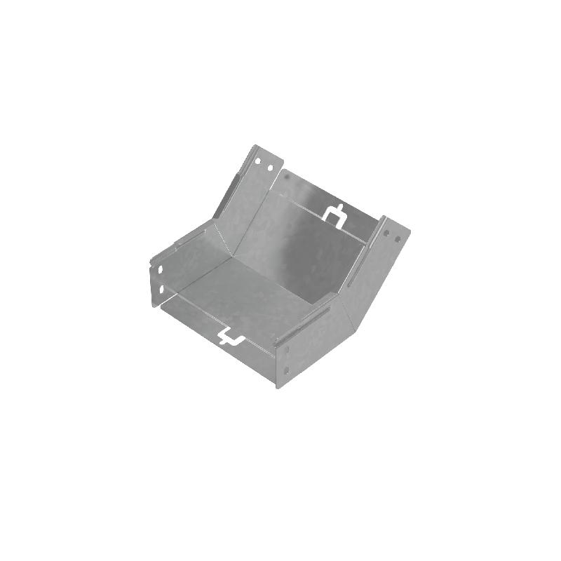 Угол для лотка вертикальный внутренний 45град. 200х80 сталь 1мм "ПЛЮС" NLplus45-80-200 КМ PL0501