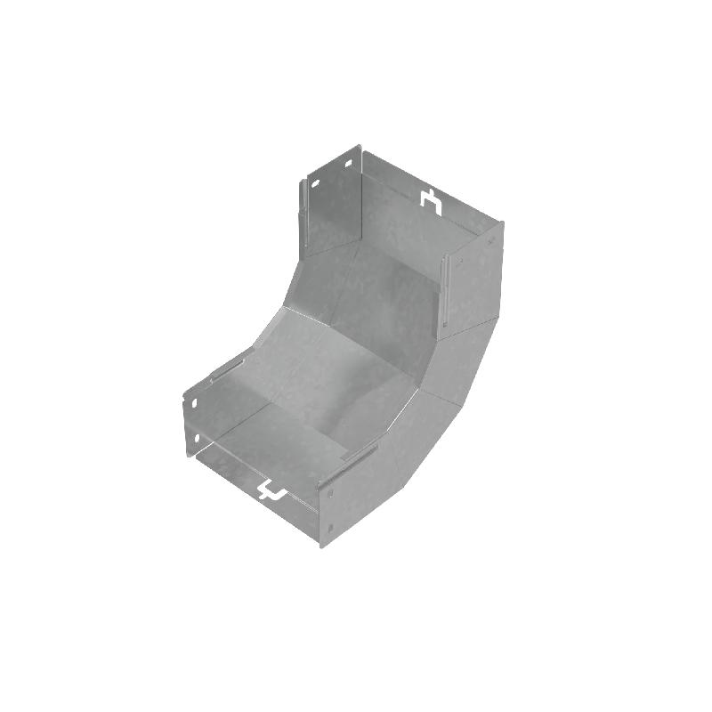 Угол для лотка вертикальный внутренний 90град. 200х100 сталь 1мм "ПЛЮС" NLplus90-100-200 HD КМ PL1413