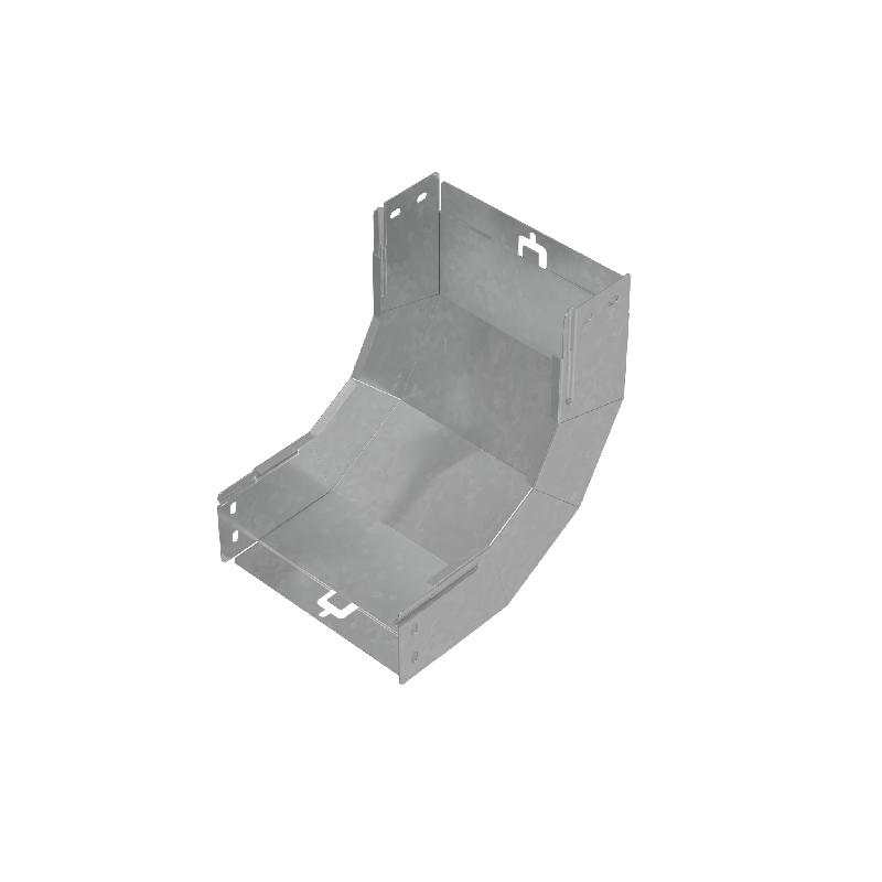 Угол для лотка вертикальный внутренний 90град. 200х80 сталь 1мм "ПЛЮС" NLplus90-80-200 HD КМ PL1406