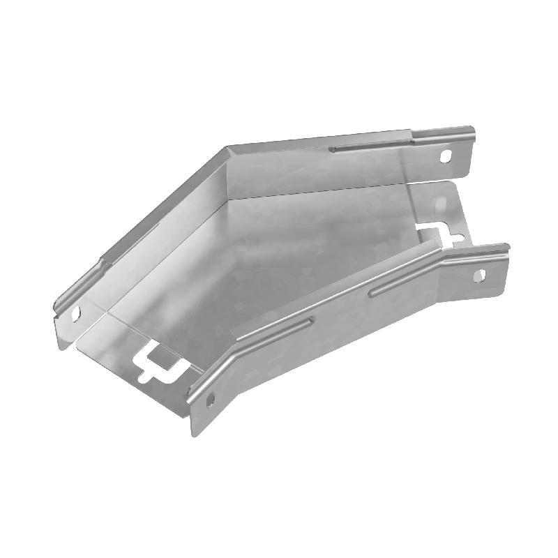 Угол для лотка горизонтальный 45град. 100х50 сталь 0.8мм "ПЛЮС" GLplus45-50-100 КМ PL0448