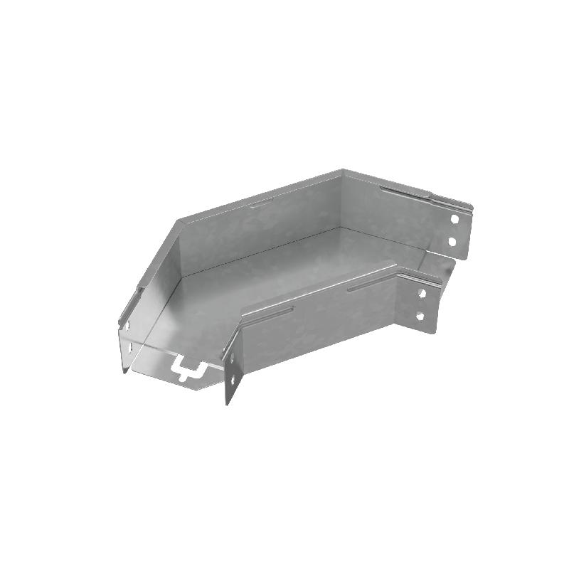 Угол для лотка горизонтальный 90град. 100х80 сталь 1мм "ПЛЮС" GLplus90-80-100 HD КМ PL1360