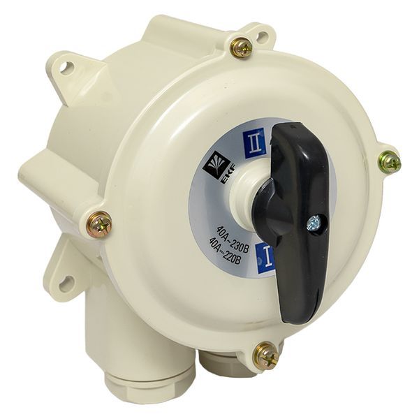 Переключатель пакетный 1-кл. 40А IP56 ПП 2-40/Н2 М2 пл. беж. EKF pp-2-40-4