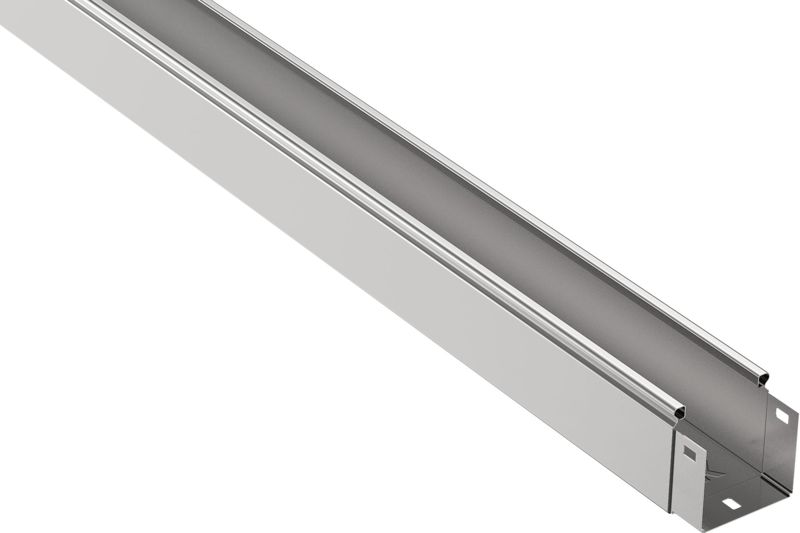 Лоток листовой неперфорир. 80х80 L3000 сталь 1.2мм IEK CLN10-080-080-120-3