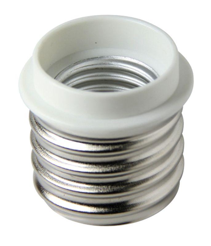 Переходник с цоколя V03-PА-E27 E14 E27 на E14 пласт. 220В 4А Volsten 12233