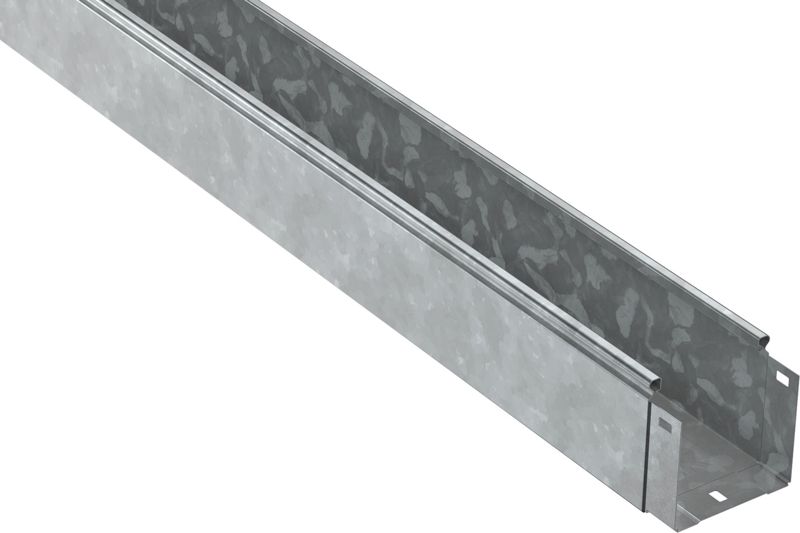 Лоток листовой неперфорир. 100х100 L3000 сталь 1мм HDZ IEK CLN10-100-100-100-3-M-HDZ