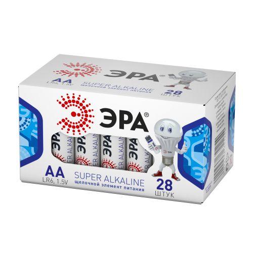 Элемент питания алкалиновый AA/LR6 LR6-28 box (уп.28шт) Эра Б0002910