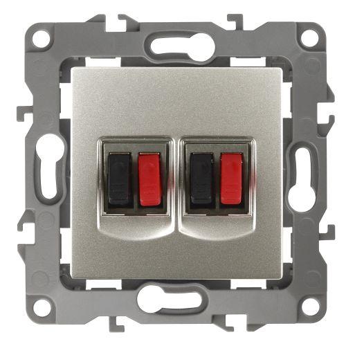 Розетка аудио 2мод. 12-3112-15 перламутр ЭРА Б0027470