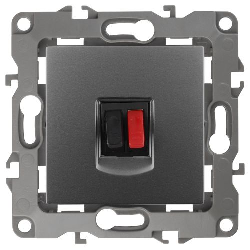 Розетка аудио 12-3111-12 графит ЭРА Б0027457