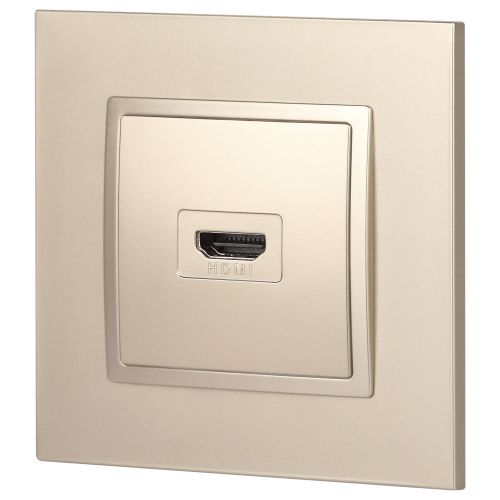 Розетка 14-3114-04 HDMI Elegance шампань ЭРА Б0034335