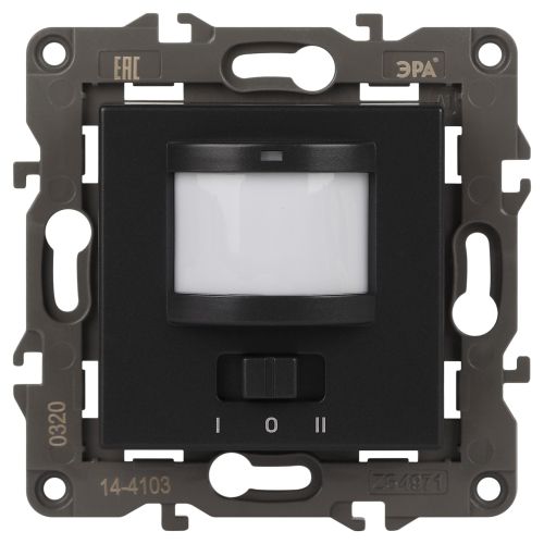 Датчик движения 14-4103-05 2-проводной 180-250В 200Вт Elegance антрацит ЭРА Б0034356