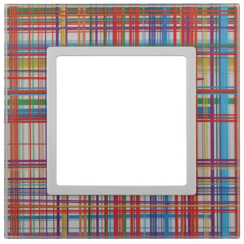 Рамка 1-м 14-5101-00 стекло Elegance прозр.+бел. ЭРА Б0034469