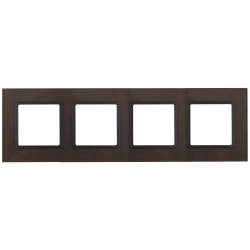 Рамка 4-м 14-5104-13 стекло Elegance бронза+антрацит ЭРА Б0034529