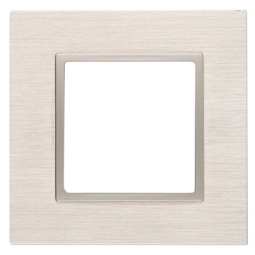 Рамка 1-м 14-5201-04 металл Elegance шампань+шампань ЭРА Б0034542