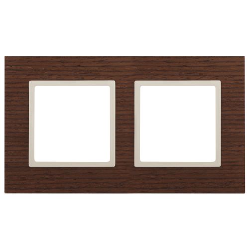 Рамка 2-м 14-5302-09 дерево Elegance дуб+сл. кость ЭРА Б0034574