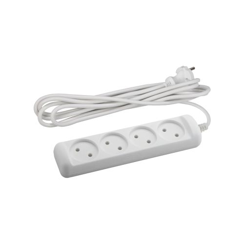 Удлинитель 4х5м без заземл. 10А IP20 U-4-5m-2х1 ПВС 2х1 Эра Б0028363