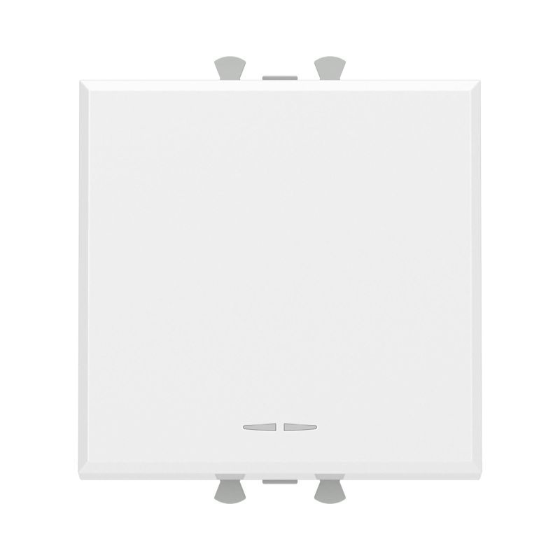 Переключатель модульный 1-кл. 2мод. Avanti "Белое облако" 16А IP20 бел. DKC 4400112