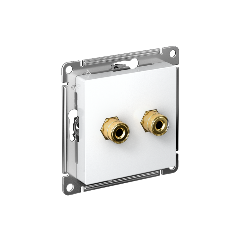 Розетка аудио 2-м AtlasDesign бел. SE ATN000187