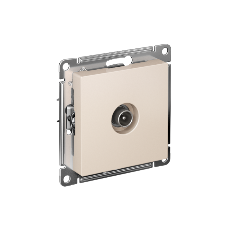 Розетка телевизионная оконечная TV AtlasDesign 1дБ механизм беж. SE ATN000291