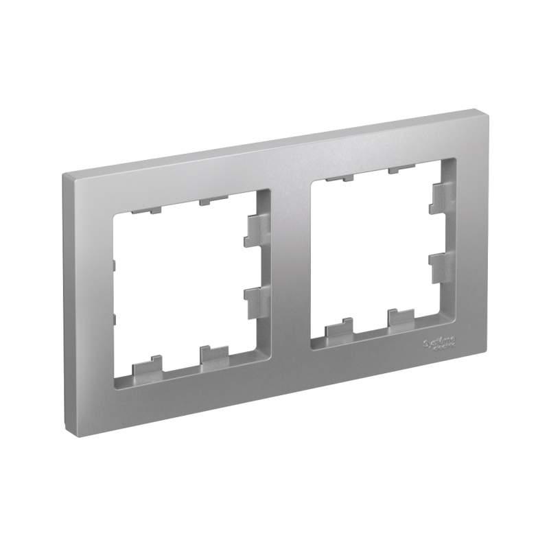 Рамка 2-м AtlasDesign универс. алюм. SE ATN000302