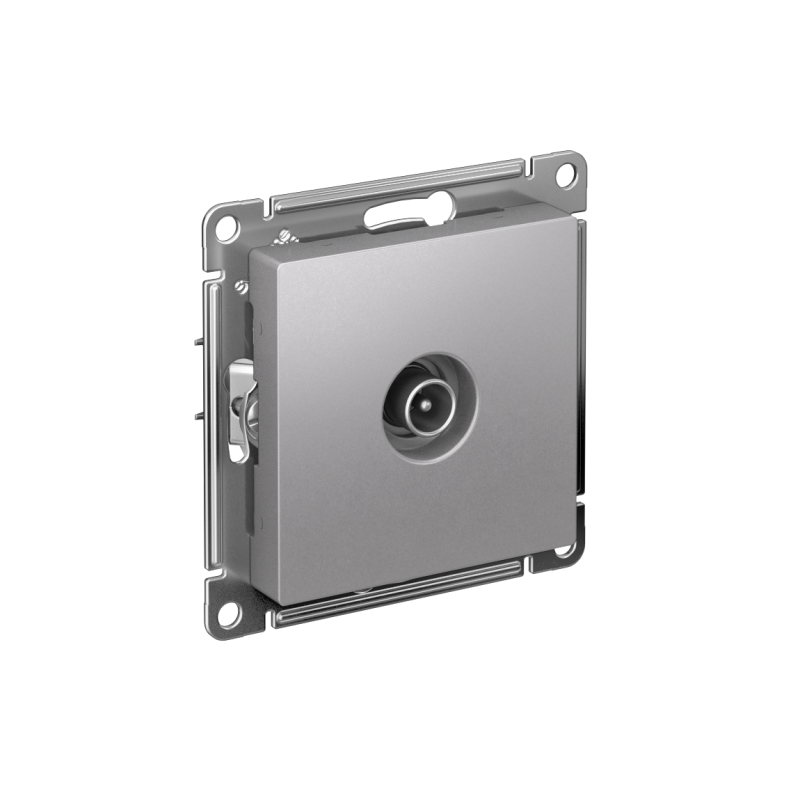 Розетка телевизионная оконечная TV AtlasDesign 1дБ механизм алюм. SE ATN000391