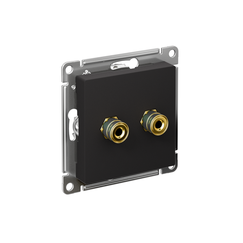 Розетка аудио 2-м AtlasDesign карбон SE ATN001087