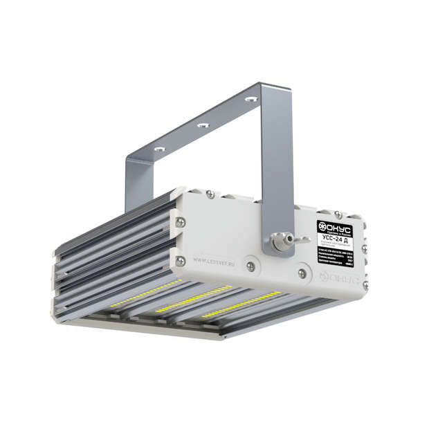 Светильник светодиодный взрывозащ. УСС-24 Д 2Ex 4000К IP67 20-38/20-55В AC/DC крепление скоба матов. ФОКУС USS00-024D3DDF12F04002