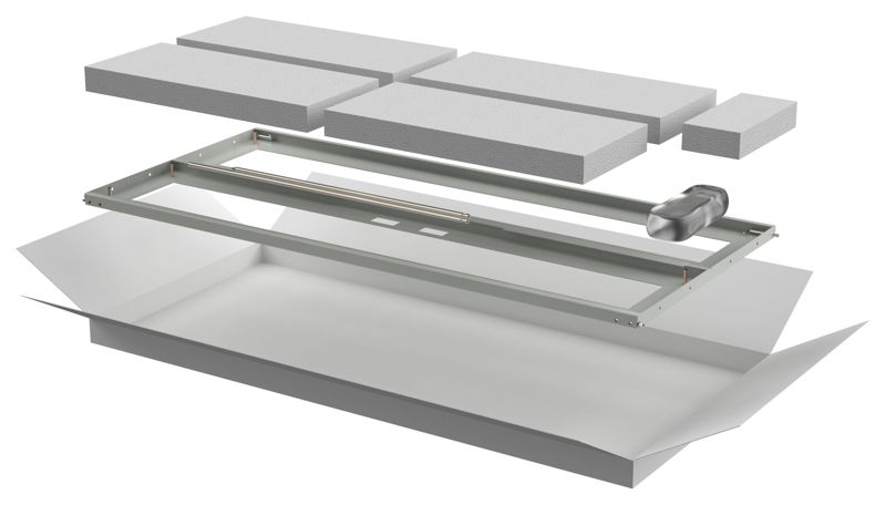 Дверь двустворчатая для шкафа LINEA N 24U 600мм перфорир. сер. ITK LN35-24U6X-D2P