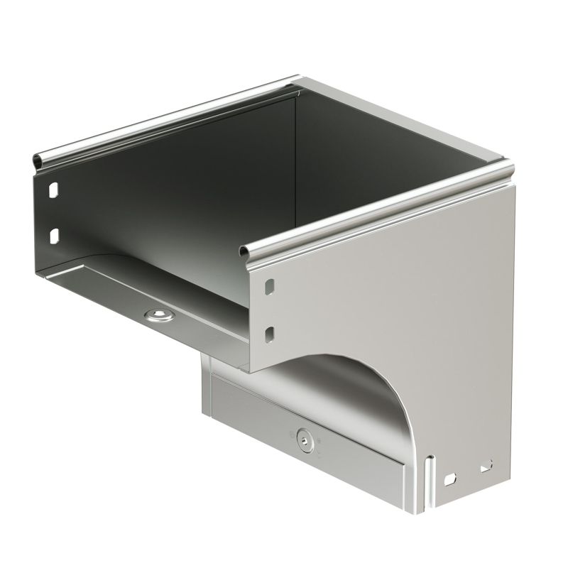 Угол для лотка вертикальный внешний 90град. 500х80 CDV 90 в компл. с крепежн. элемент. DKC 37377K