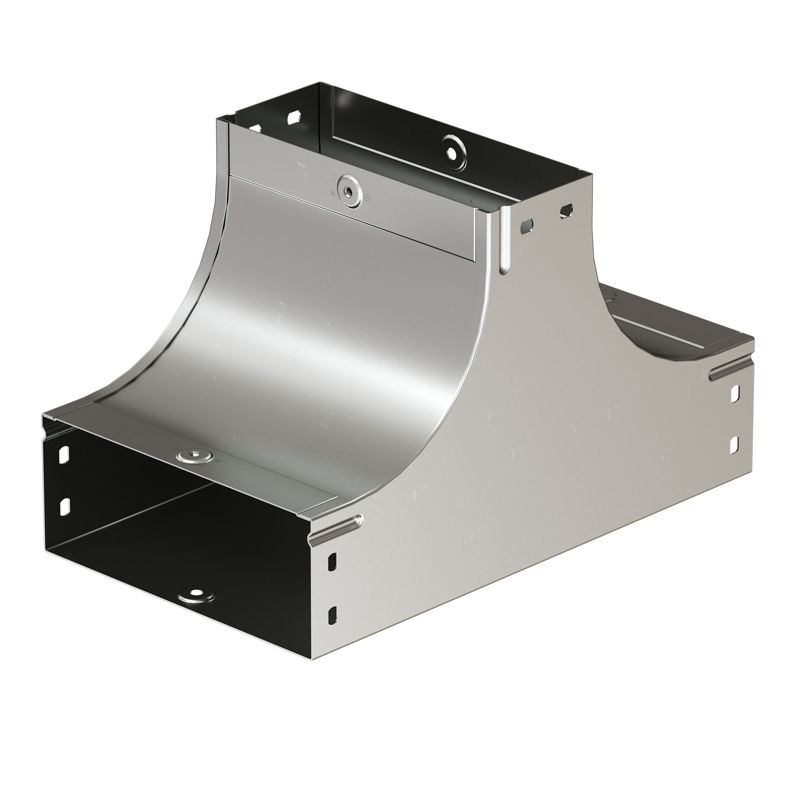 Ответвитель для лотка Т-образ. вверх TS осн. 100 Н80 в комплекте с крепеж. эл. гор. оцинк. DKC 37202KHDZ