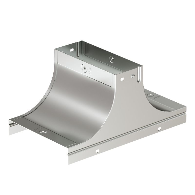 Крышка-ответвитель TS осн. 100 H50 в комплекте с крепеж. эл. гор. цинк. DKC 37252KHDZ