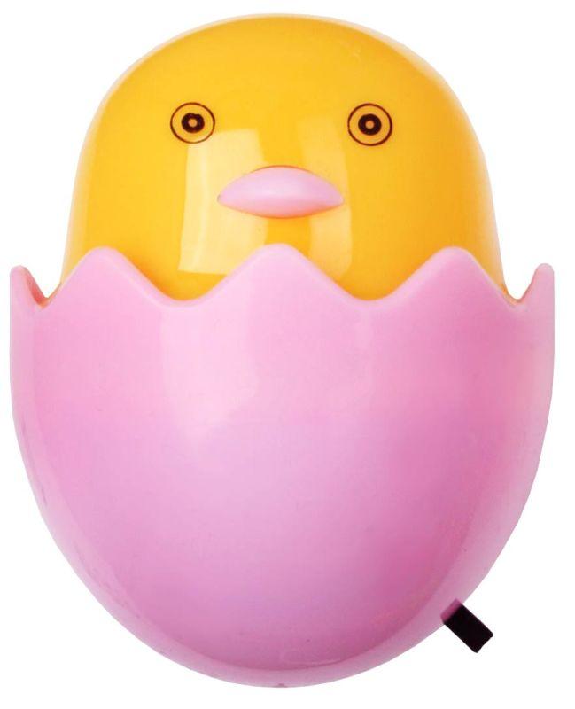 Светильник светодиодный NL-176 "Цыпленок" 220В ночник с выкл. розов. Camelion 12532