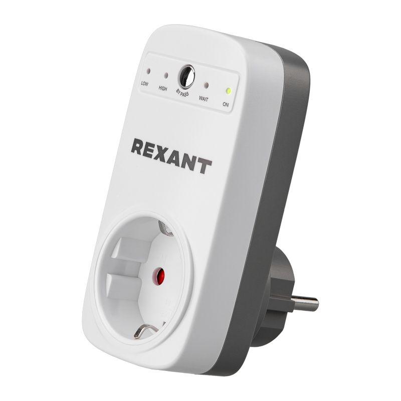 Реле напряжения «вилка-розетка» 16А Rexant 10-6045