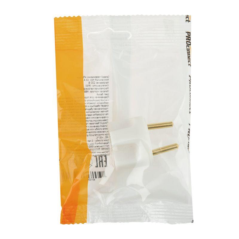 Переходник сетевой "ПИТЕР" бел. (инд. упак.) PROCONNECT 11-1031-9